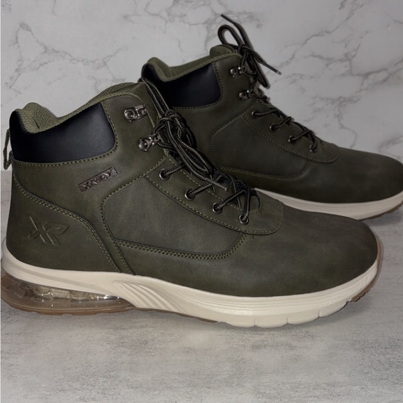 MENS Olive Xray Three Falls Boots - Picture 4 of 8